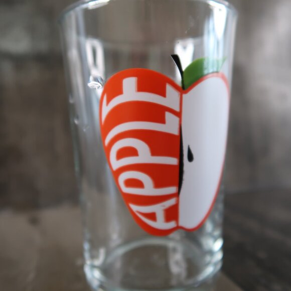 Arc International Luminarc Conique Apple Juice Graphic Glass Mid Century Tumbler - Picture 3 of 7